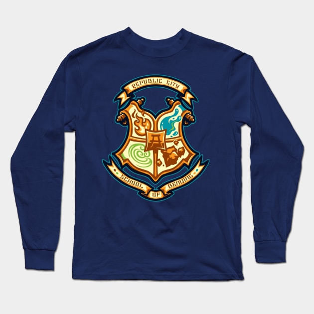 Republic School of Bending Long Sleeve T-Shirt by WinterArtwork